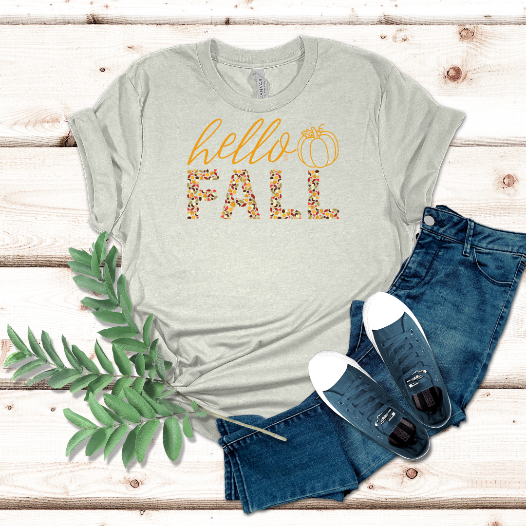 Hello Fall - Unisex Jersey Short Sleeve Tee