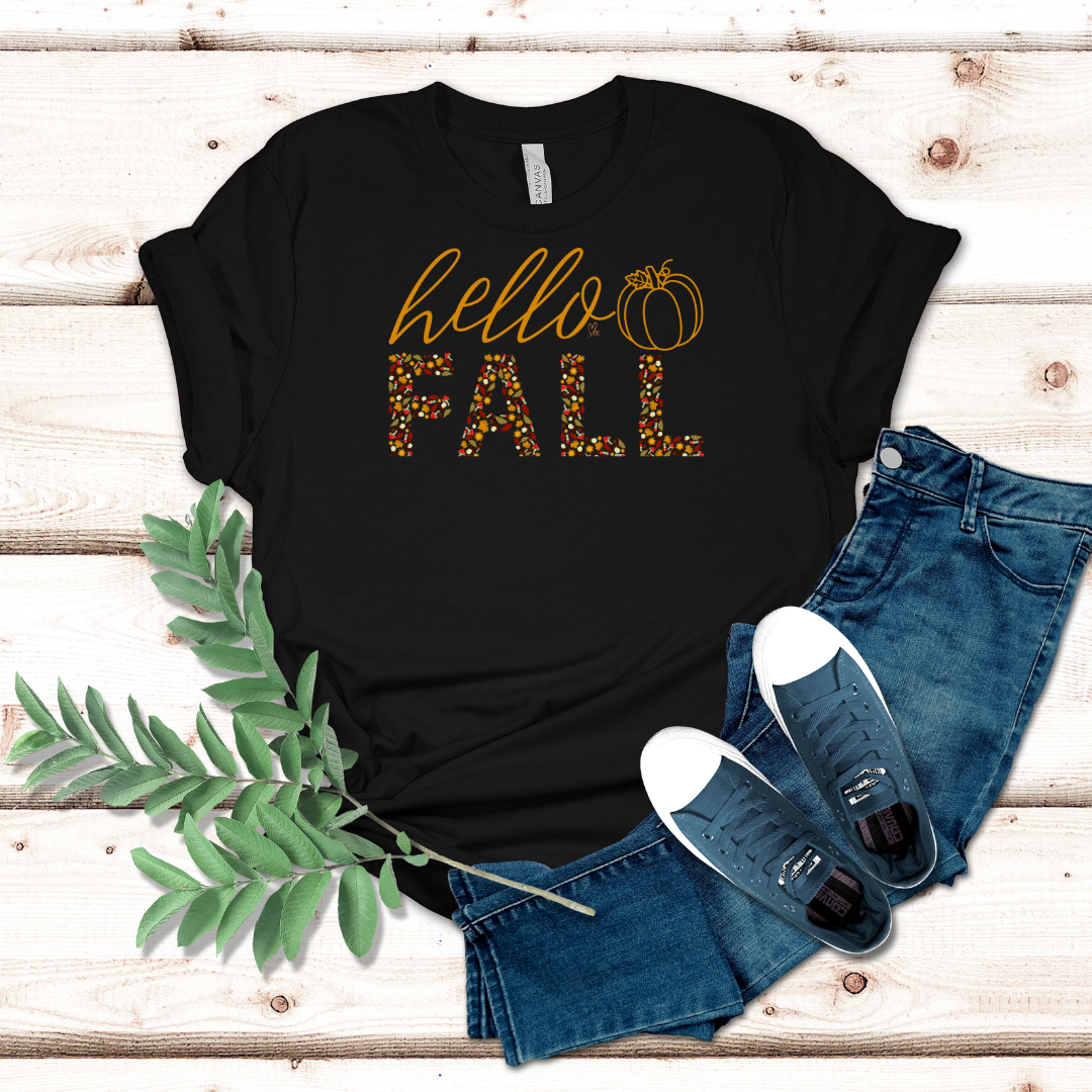 Hello Fall - Unisex Jersey Short Sleeve Tee