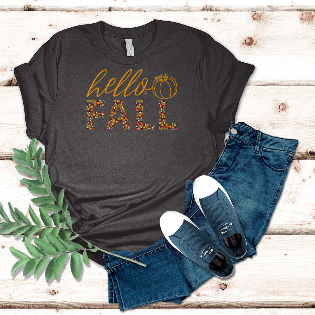 Hello Fall - Unisex Jersey Short Sleeve Tee