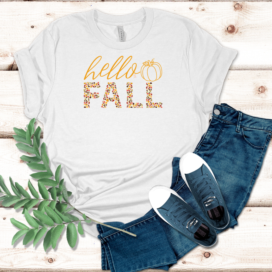 Hello Fall - Unisex Jersey Short Sleeve Tee