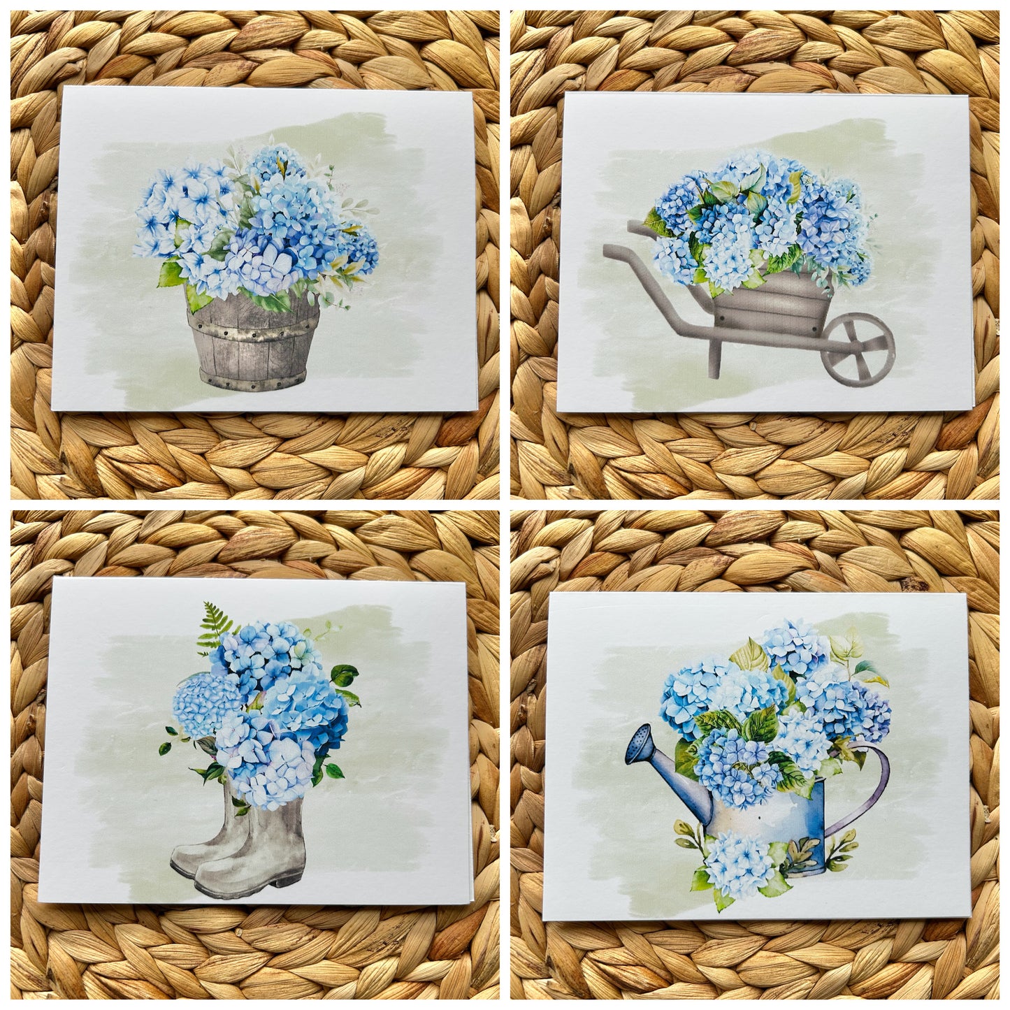 Cards | Hydrangea Prints (8 Pack)