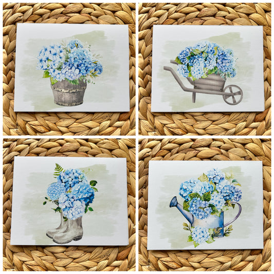 Cards | Hydrangea Prints (8 Pack)