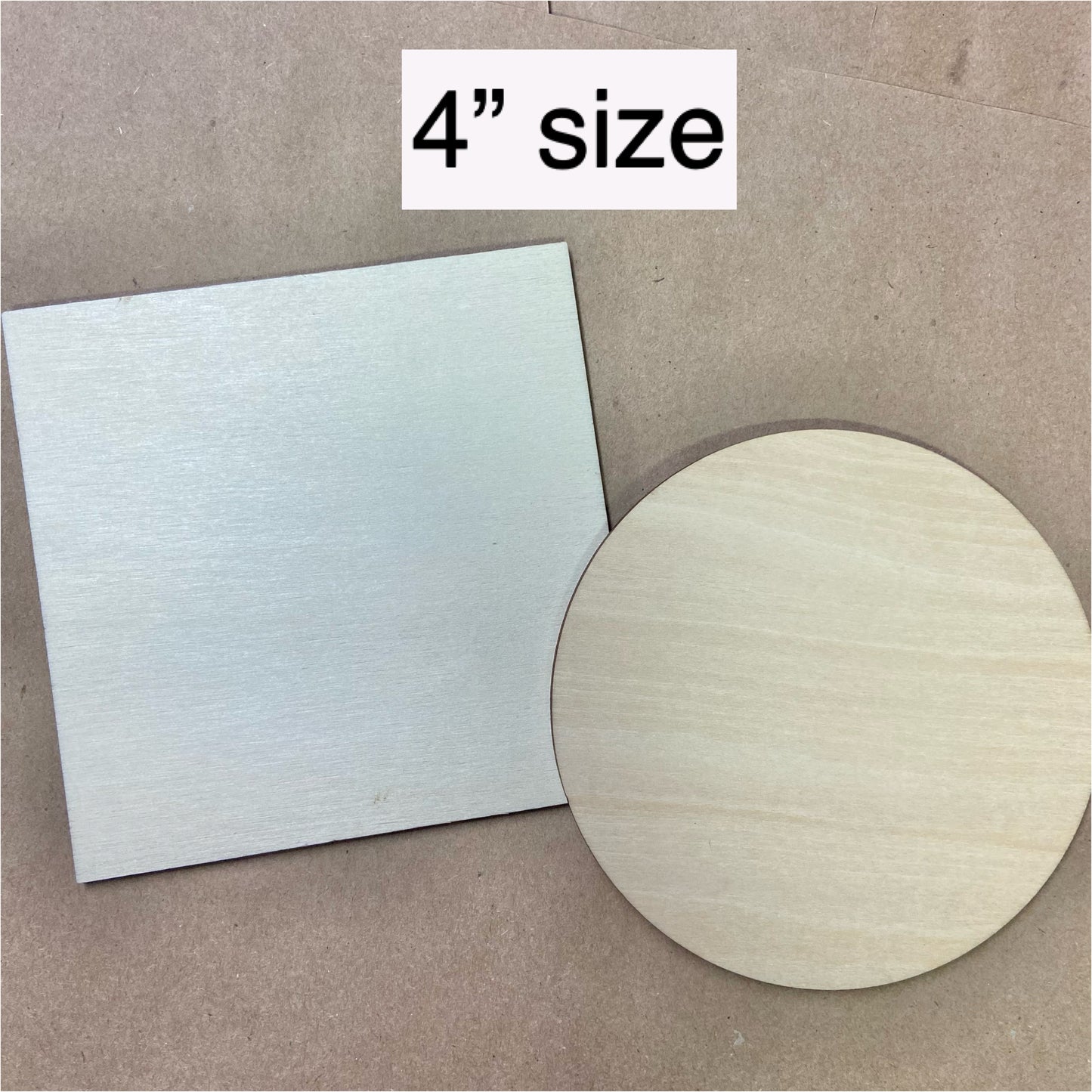 Wood Blanks (Pack of 4)