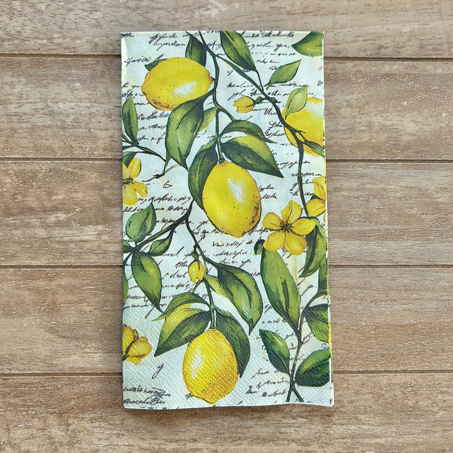 Napkin | Lemony Yellow & Green