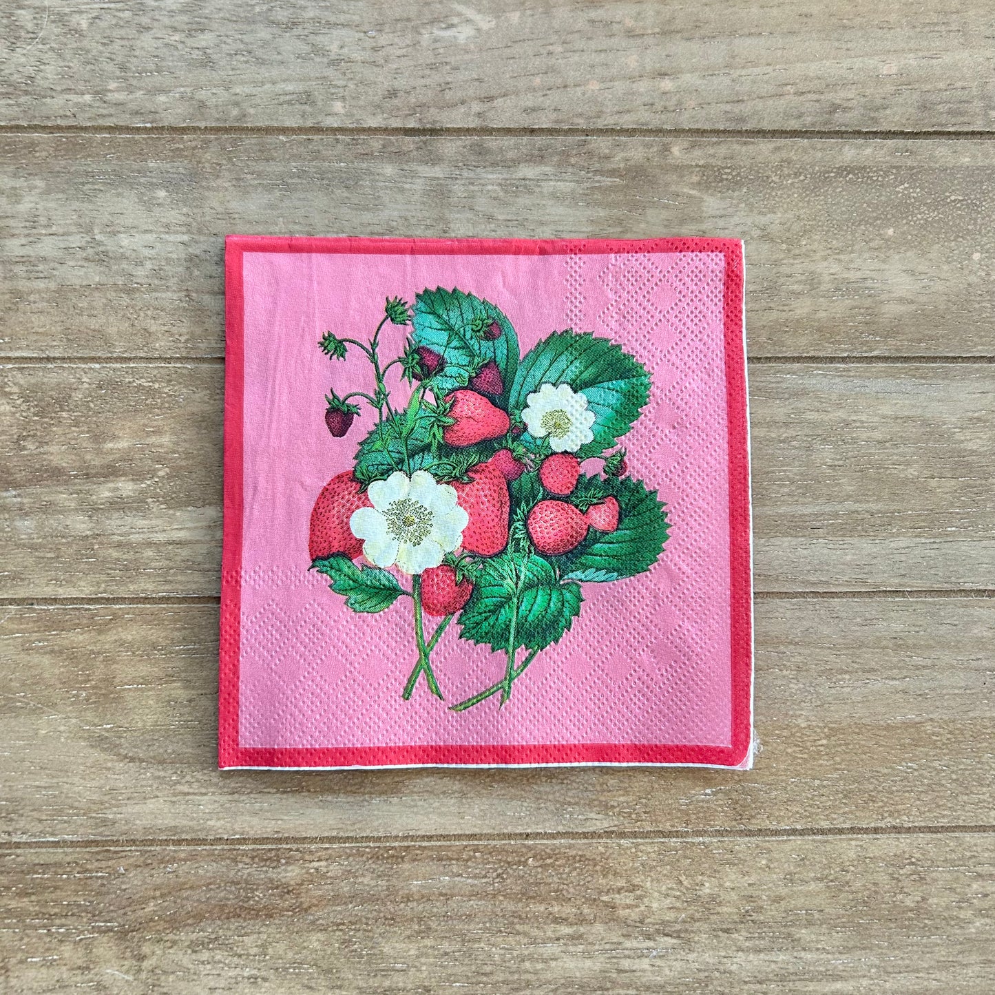 Napkin | Strawberries