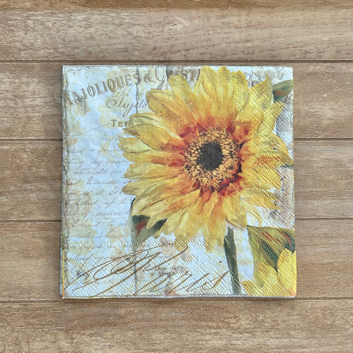 Napkin | Vintage Sunflower