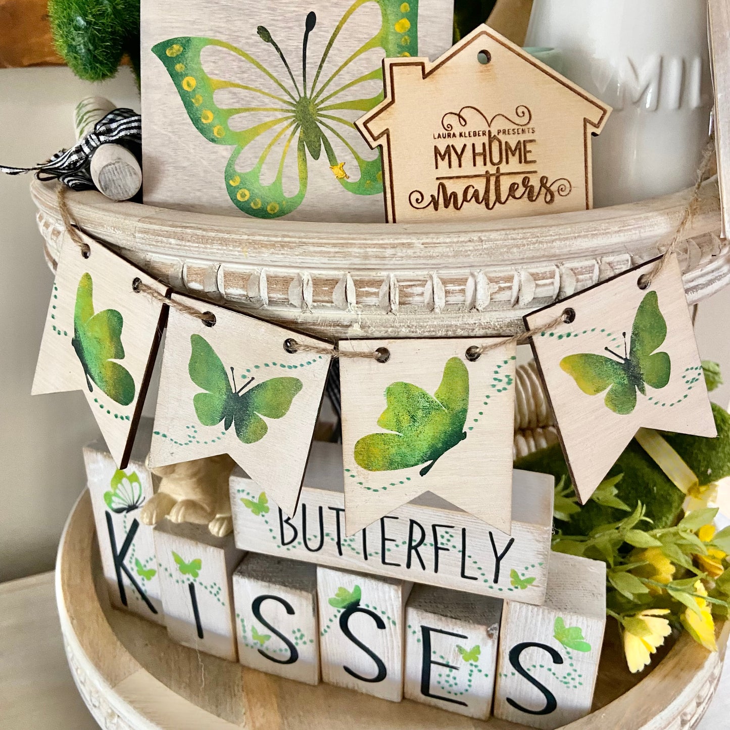 Mini Garland | Stencil Options (Backgrounds Not Included)