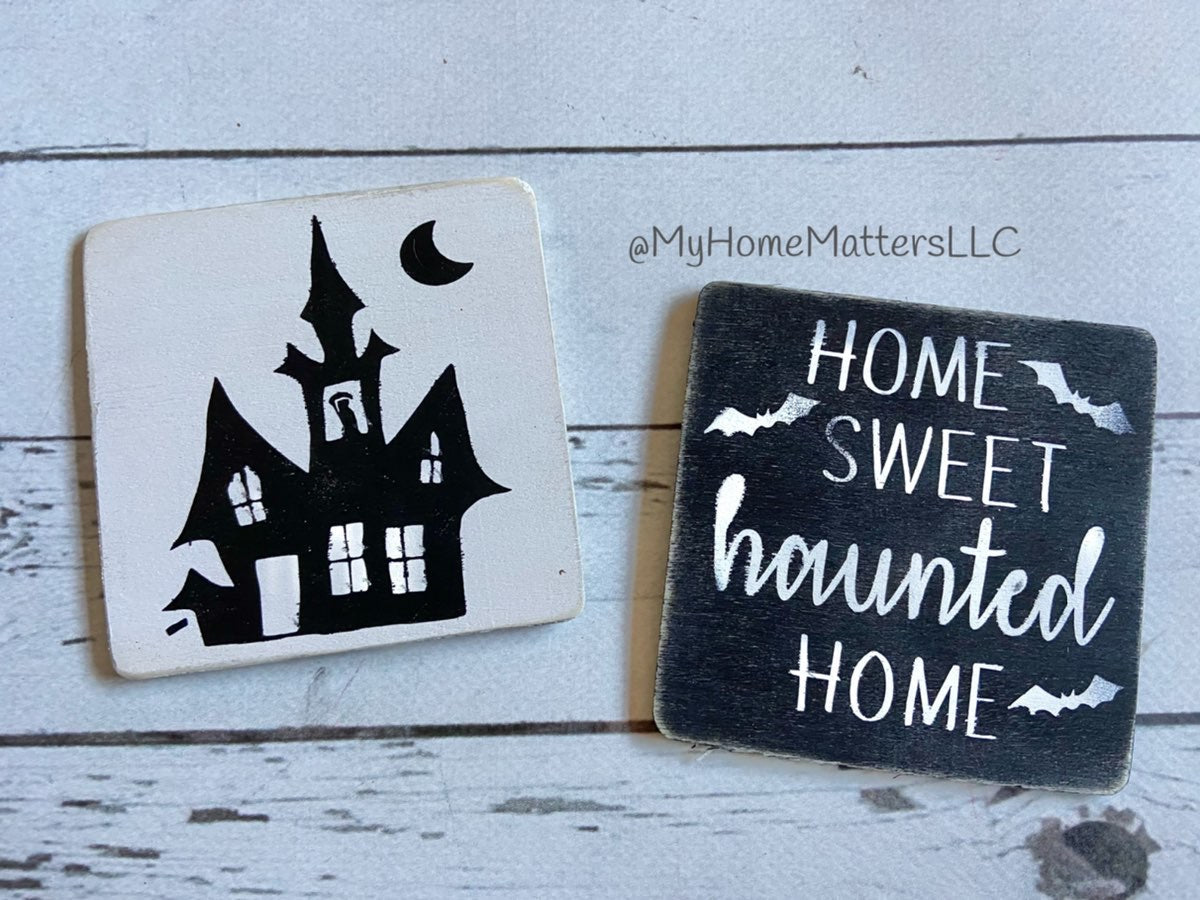 DIY Interchangeable Tiles - Halloween Themes