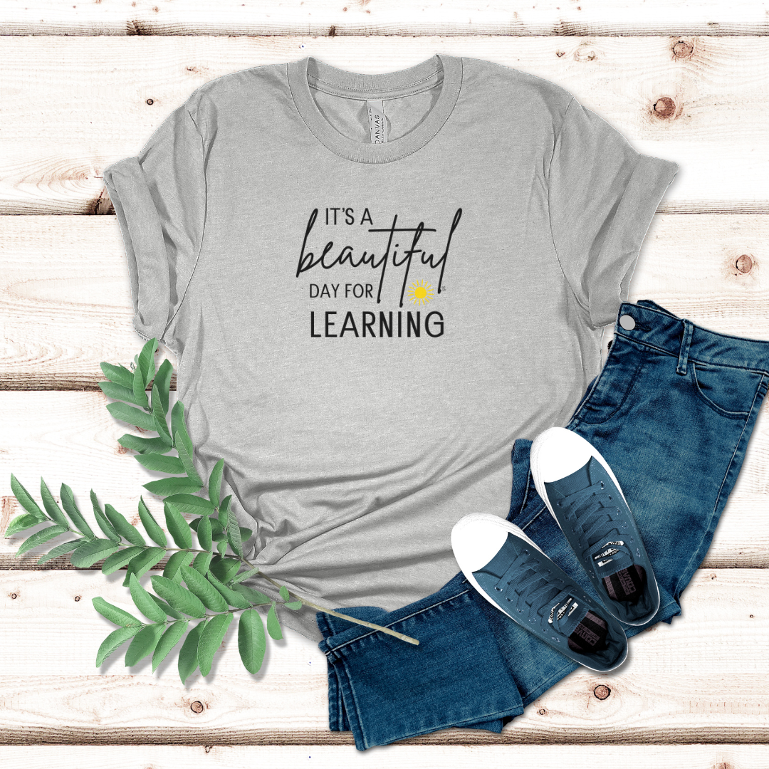 Beautiful Day for Learning - Unisex Jersey Short Sleeve Tee