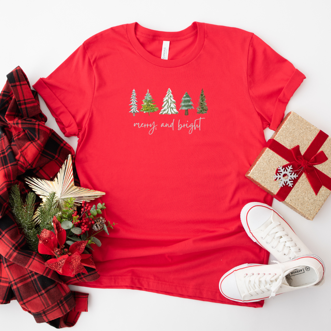 Merry & Bright - Unisex Jersey Short Sleeve Tee