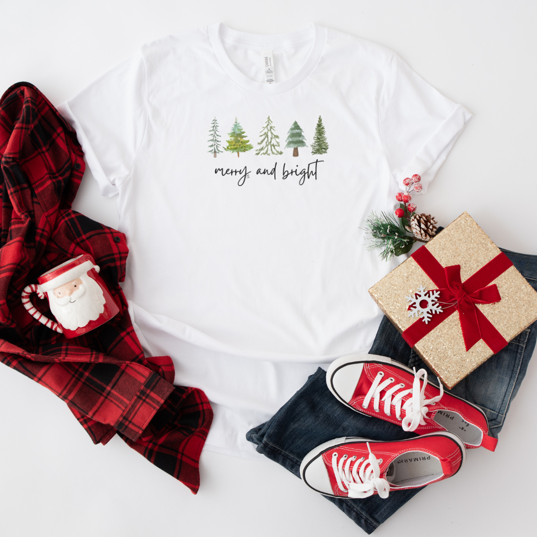 Merry & Bright - Unisex Jersey Short Sleeve Tee
