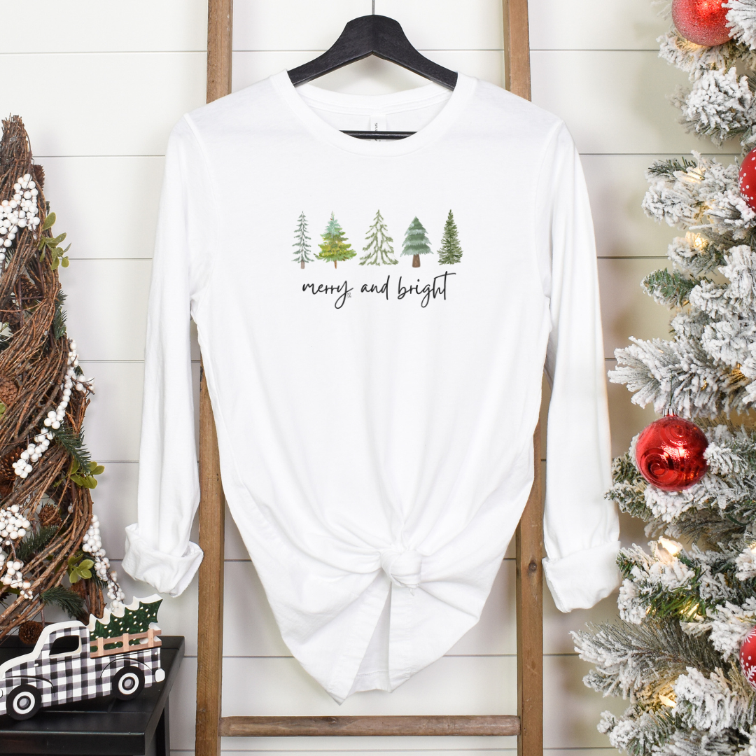 Merry & Bright - Unisex Jersey Long Sleeve Tee