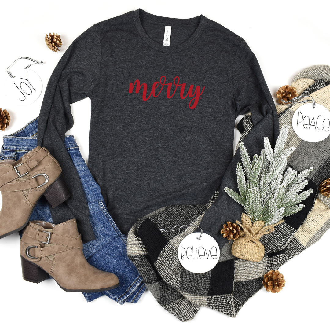Merry - Unisex Jersey Long Sleeve Tee