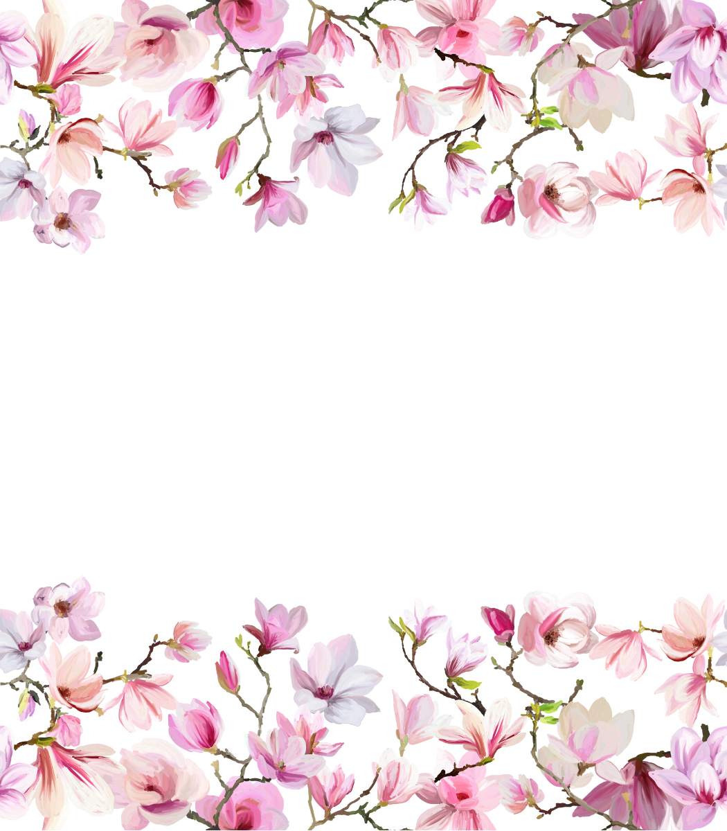 Place Cards | Pink and Purple Blooms