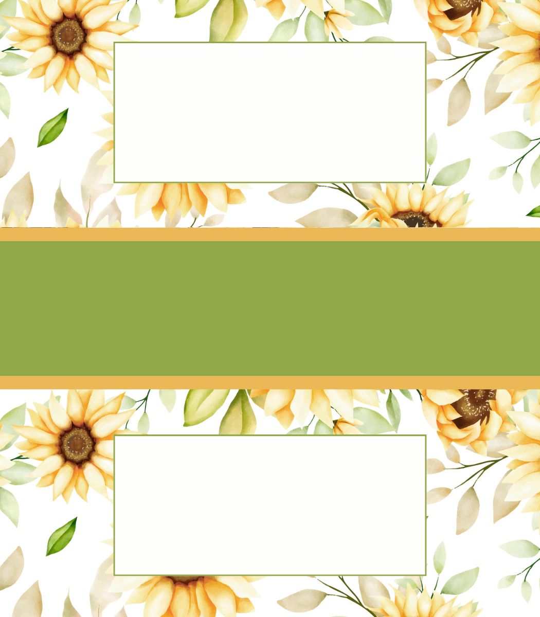 Place Cards | Sunflowers