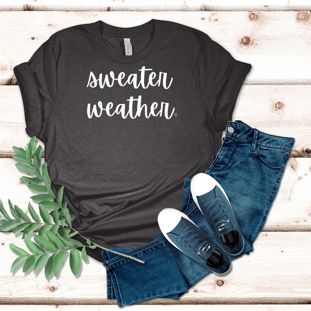 Sweater Weather - Unisex Jersey Short Sleeve Tee