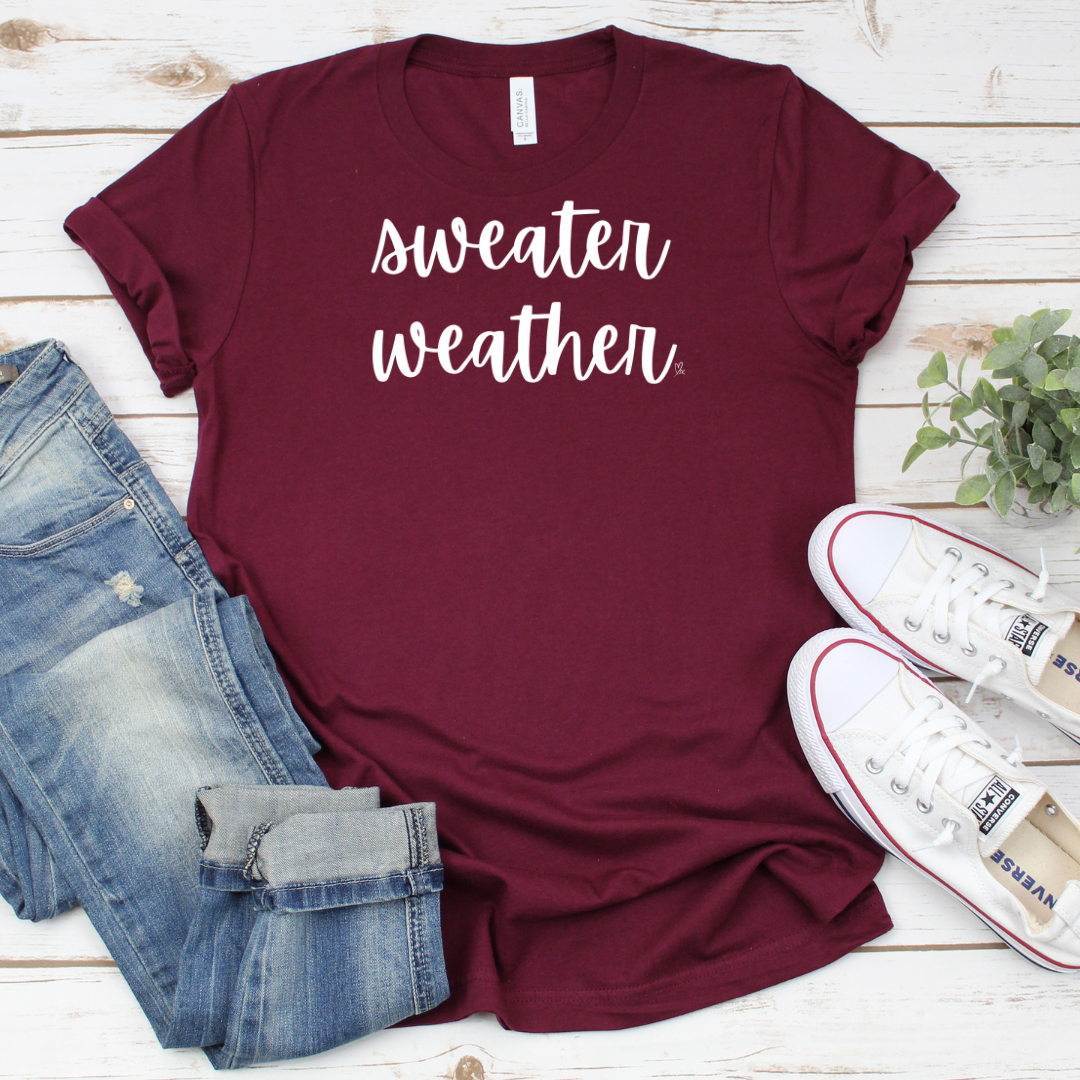 Sweater Weather - Unisex Jersey Short Sleeve Tee
