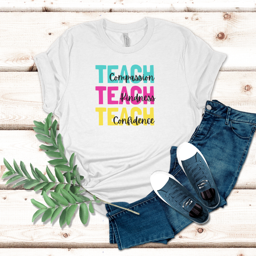 TEACH (Light Colored Tees) - Unisex Jersey Short Sleeve Tee