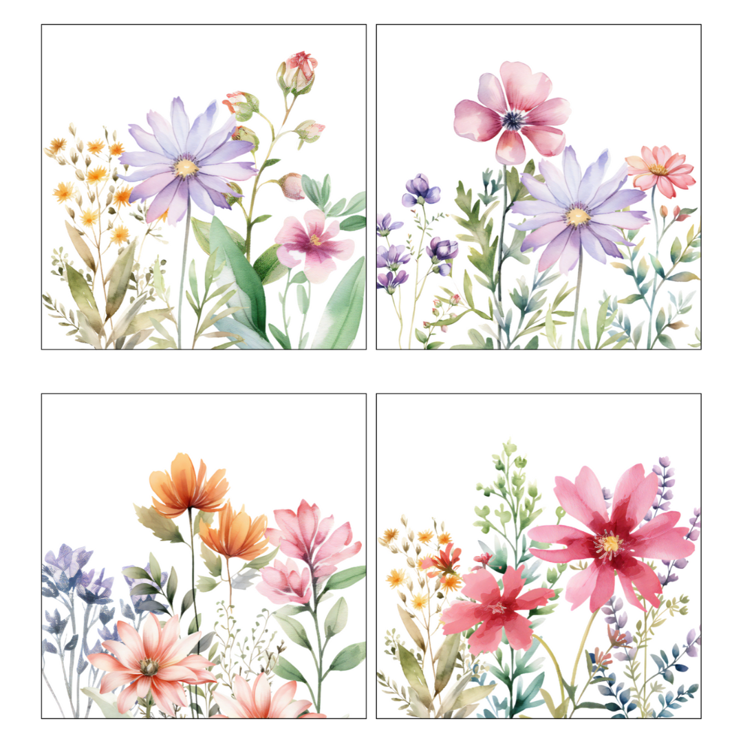 Digital DIY Decor Bundle | Wildflower Blooms