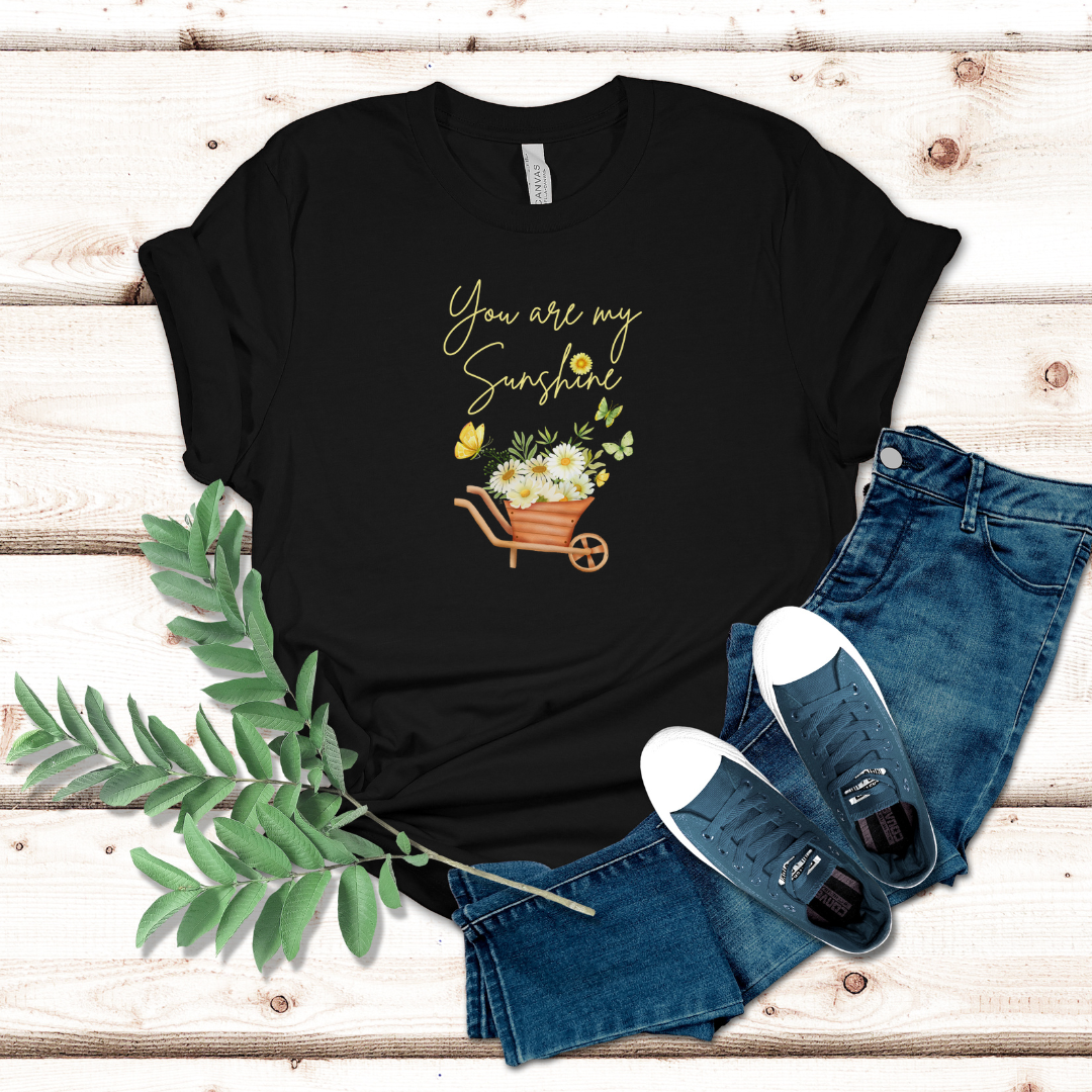 April 2024 Design - Yellow Font Crew Neck Tee