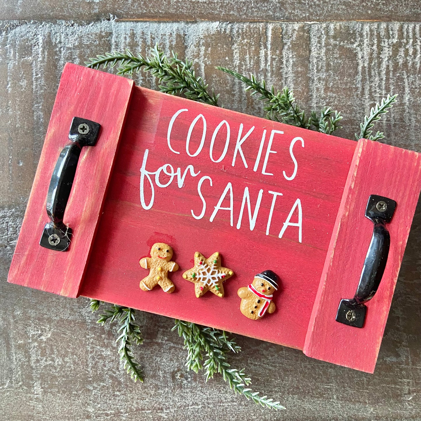 DIY Mini Tray - Cookies for Santa