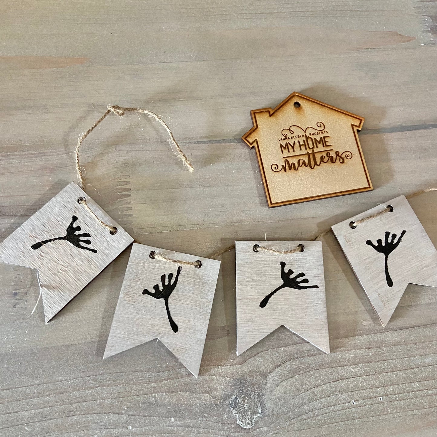 Mini Garland | Stencil Options (Backgrounds Not Included)