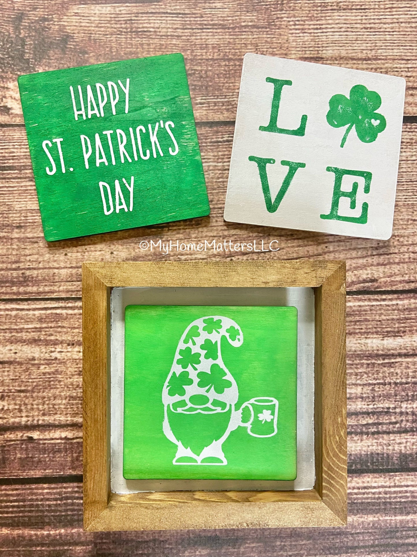 DIY Interchangeable Tiles - St. Patrick's Day Themes