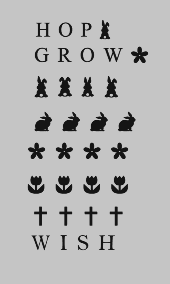 Mini Garland | Stencil Options (Backgrounds Not Included)