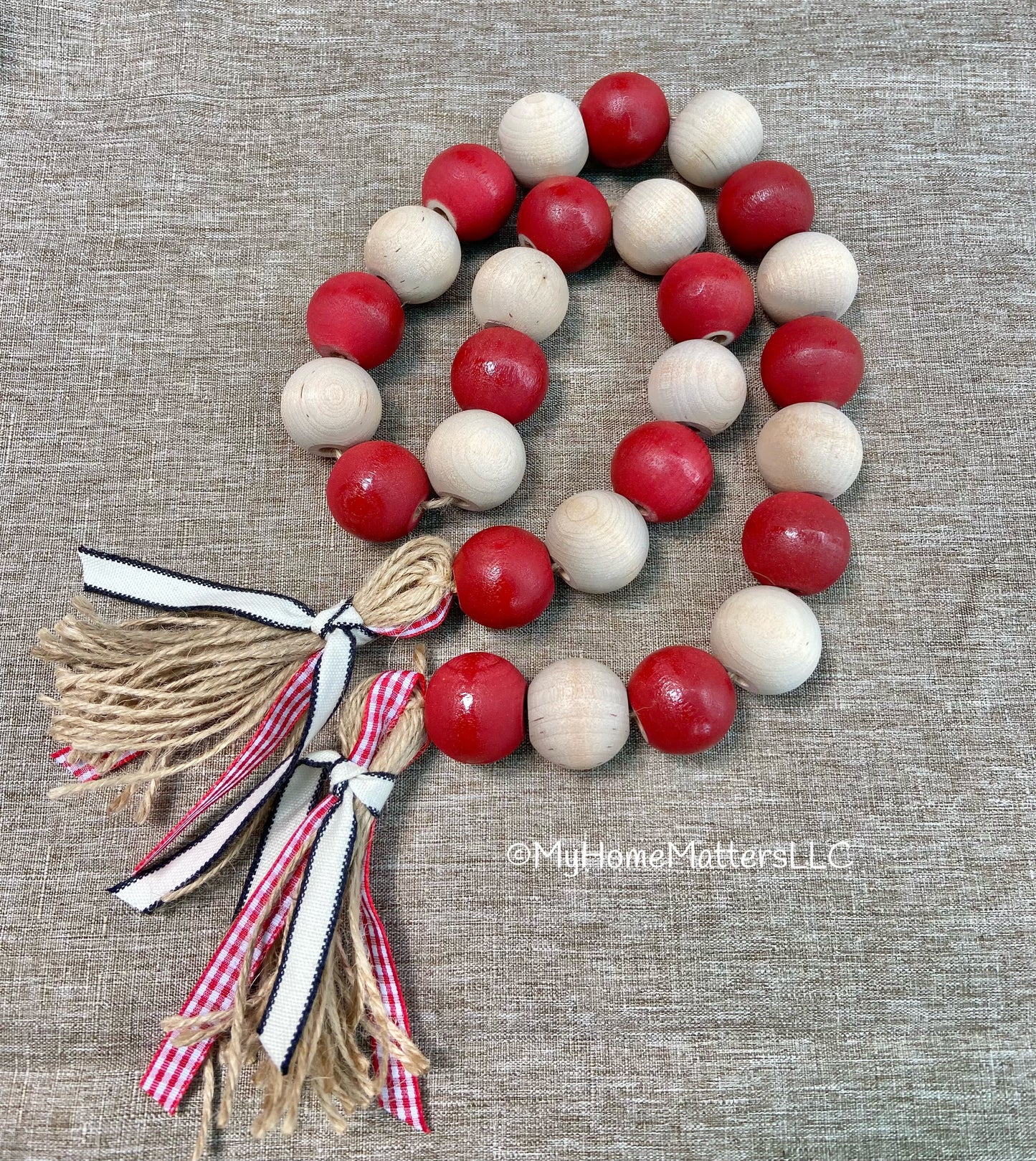 DIY Wooden Bead Kit - Apple Theme