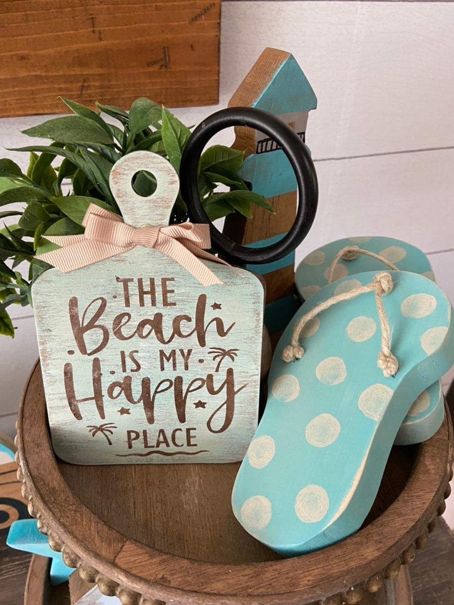DIY Shelf Sitter - Beach Flip Flops (Lmt. Edition)