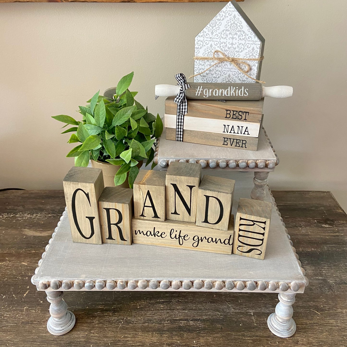 DIY Reversible MINI Letter Blocks