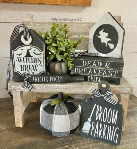 Tiered Tray Set | Halloween Witch's Brew