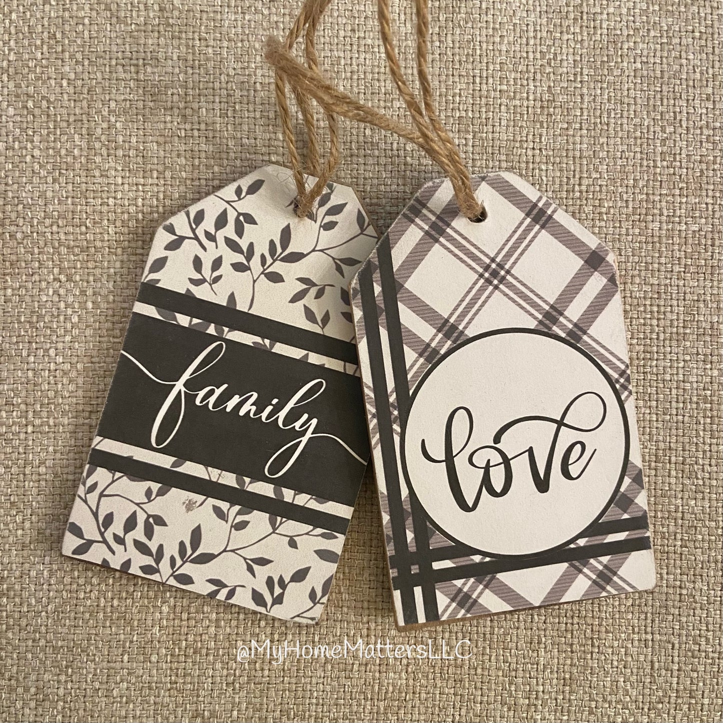 DIY Mini Tags (Set of 2)