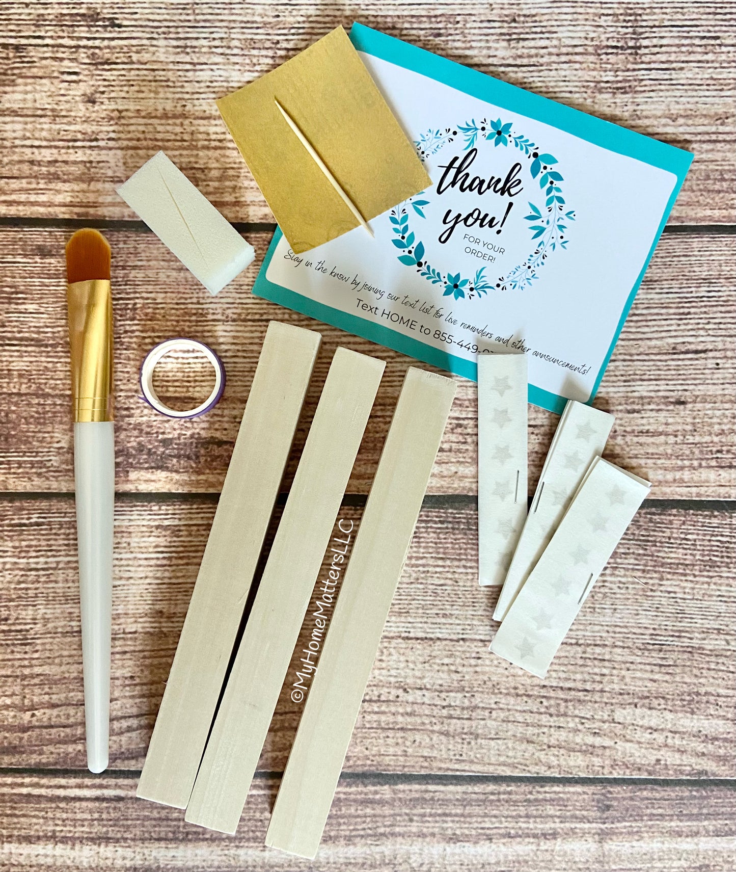 DIY Flag Sticks (Set of 3, Lmt. Edition)