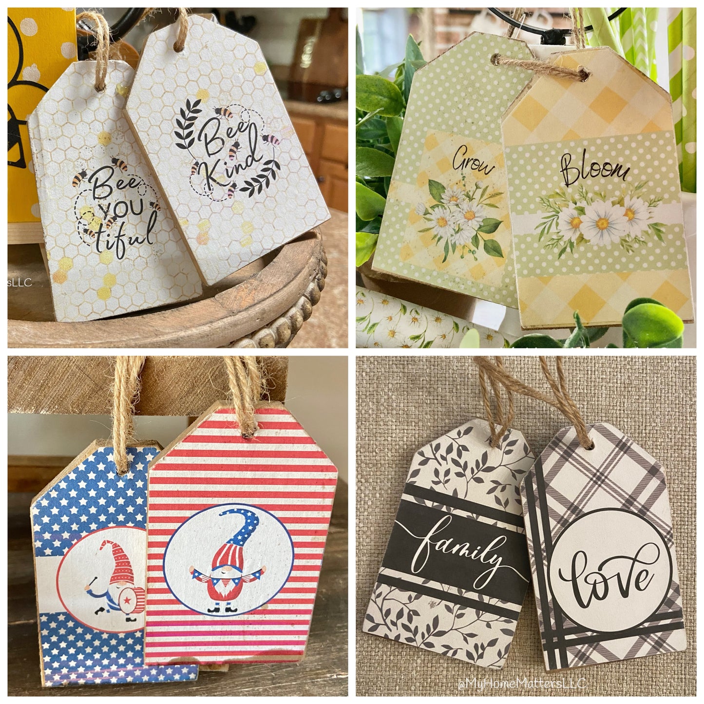 DIY Mini Tags (Set of 2)