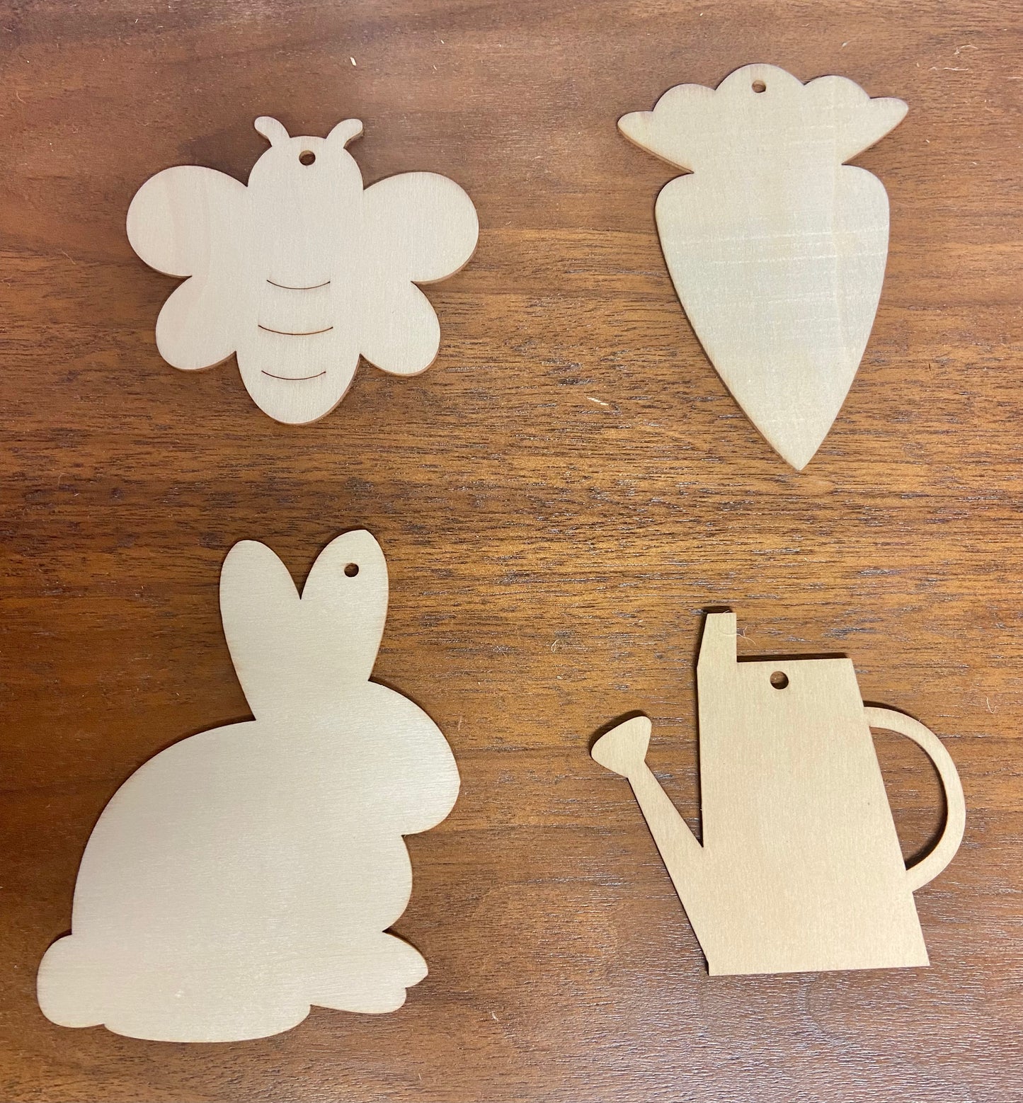 Laser Cut Wood Shapes (Single Packs)