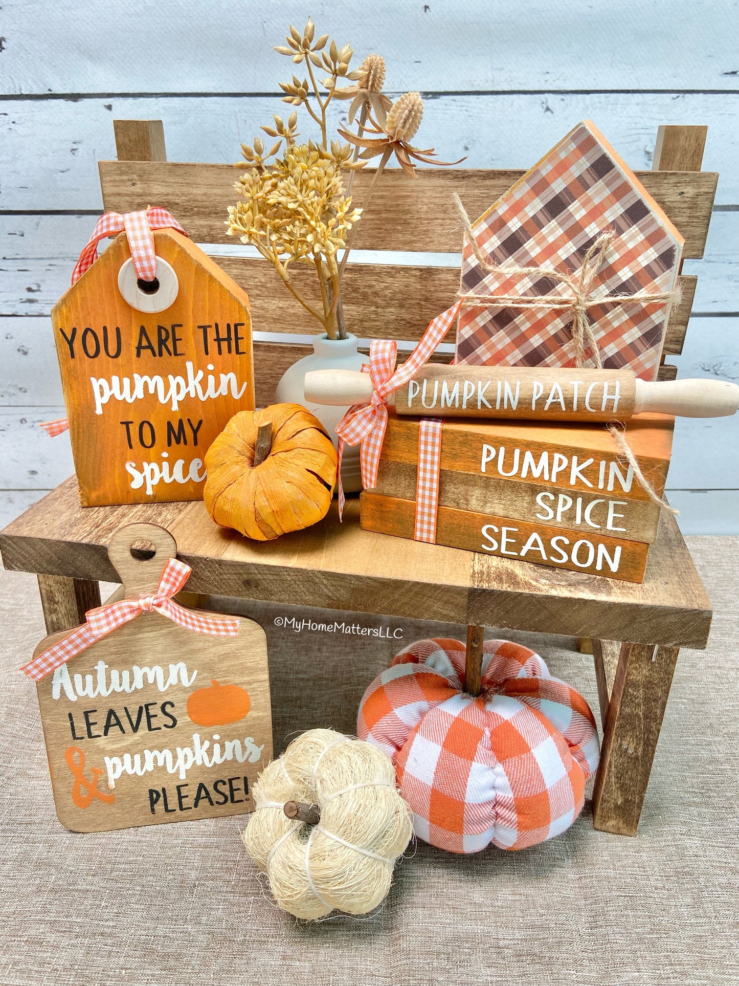 Tiered Tray Set | Pumpkin
