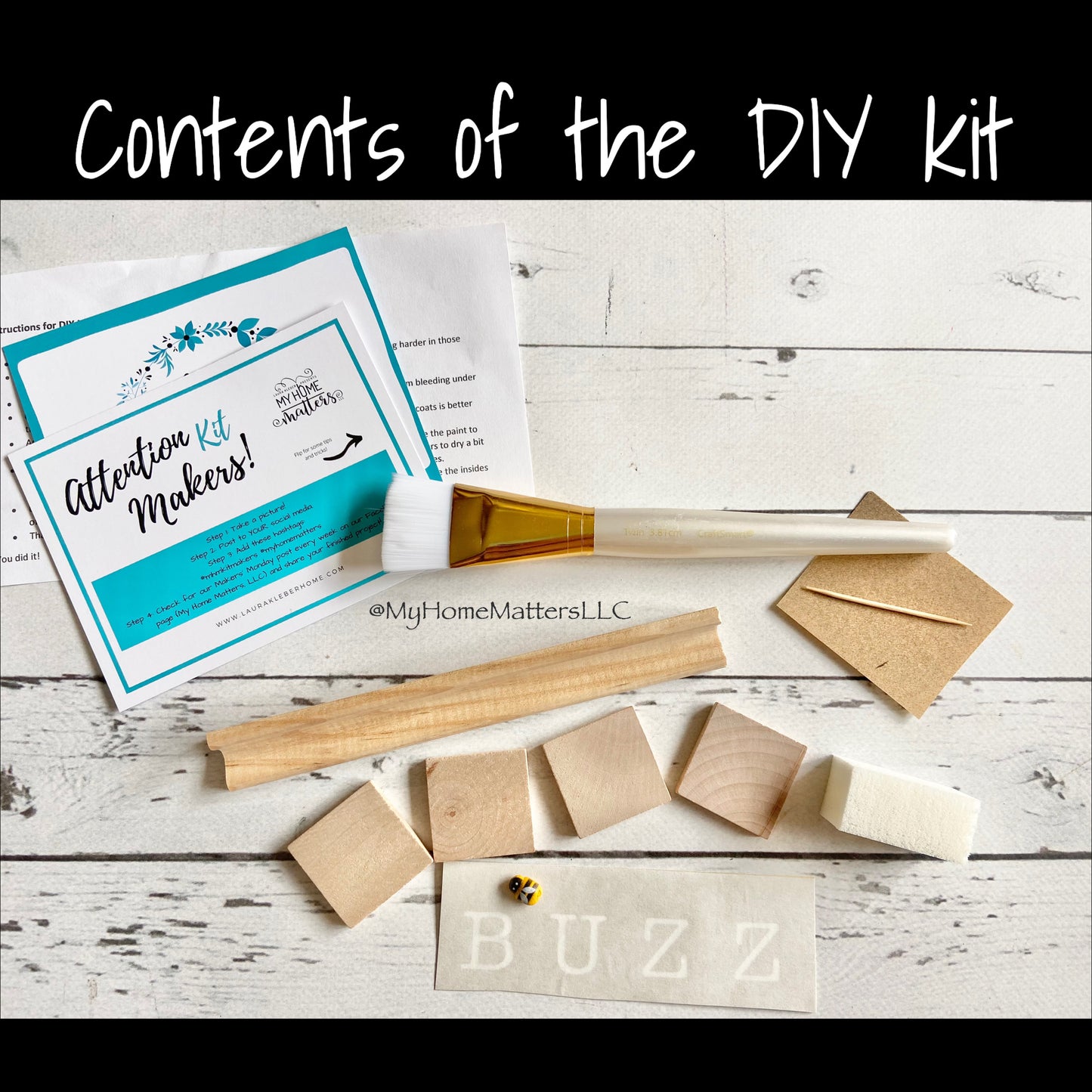 DIY Mini Letter Tiles - WISH Birthday Tiles