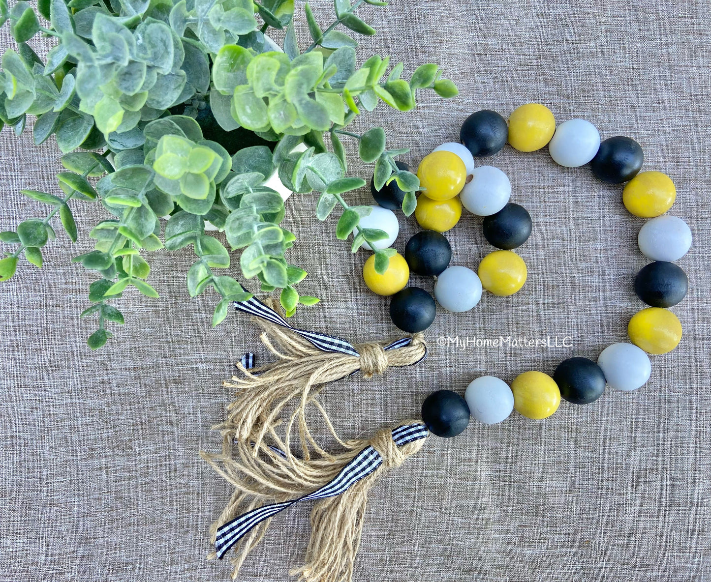 DIY Wooden Bead Kit - Pittsburgh Theme