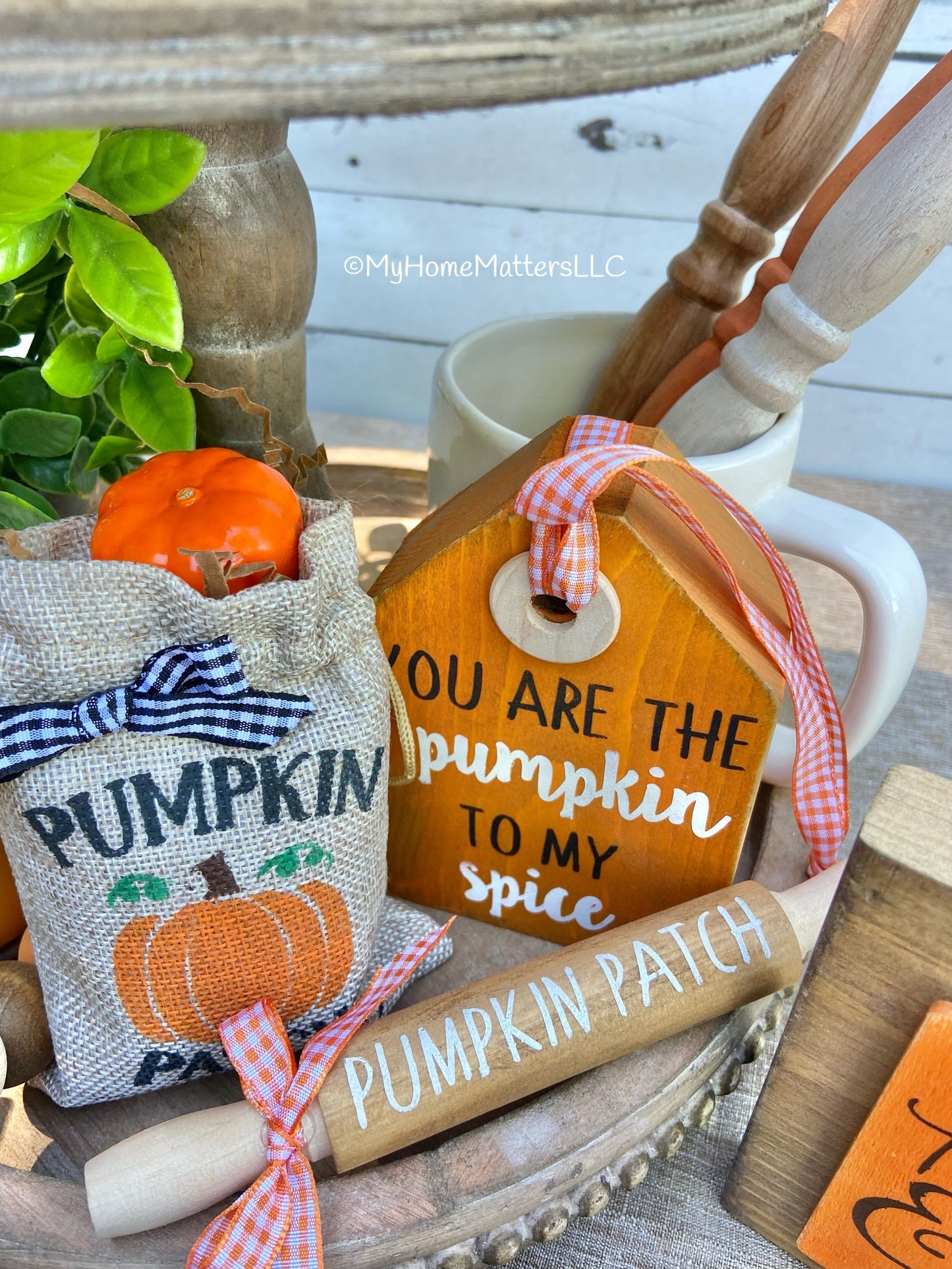 Tiered Tray Set | Pumpkin