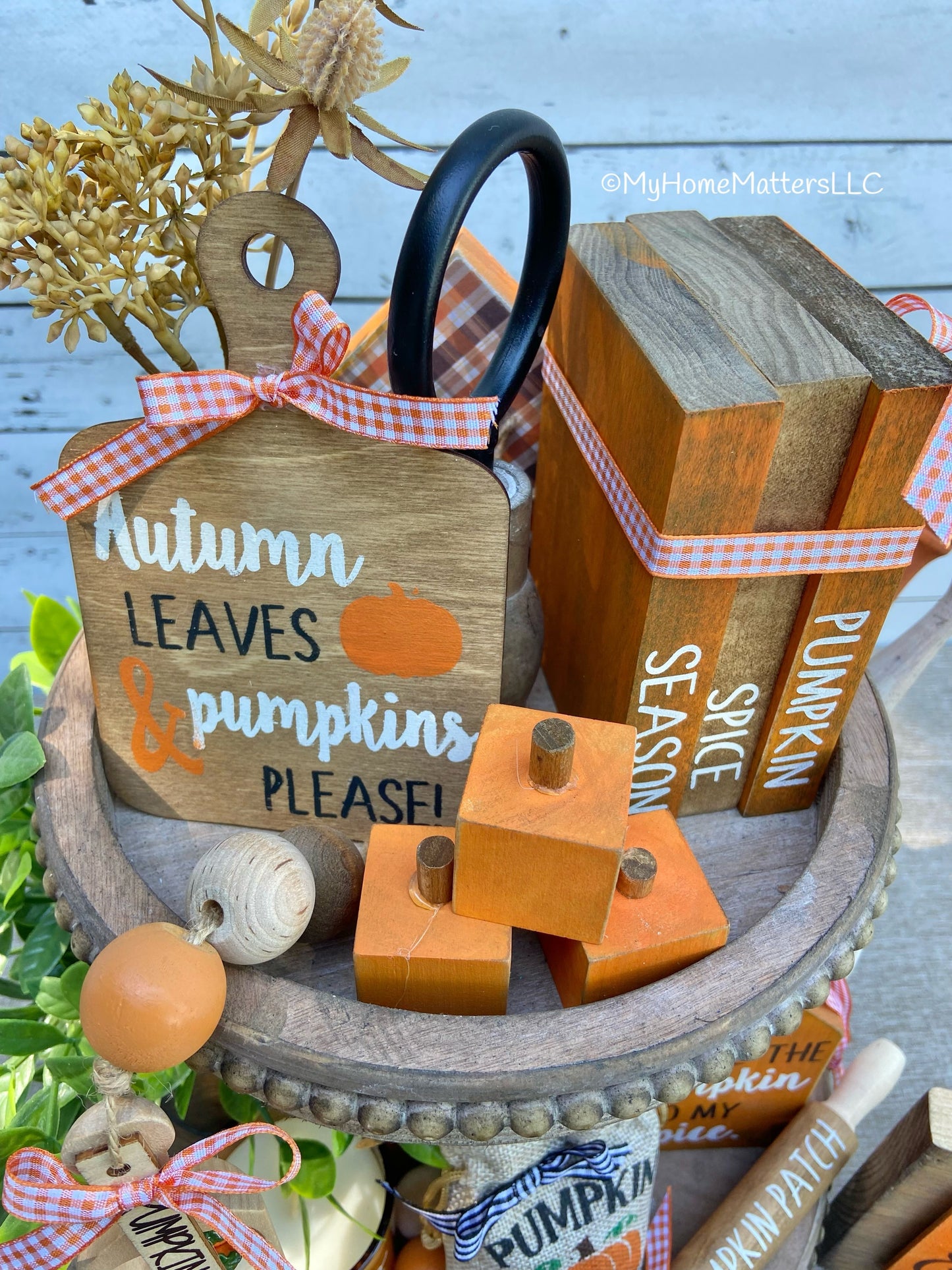 Tiered Tray Set | Pumpkin