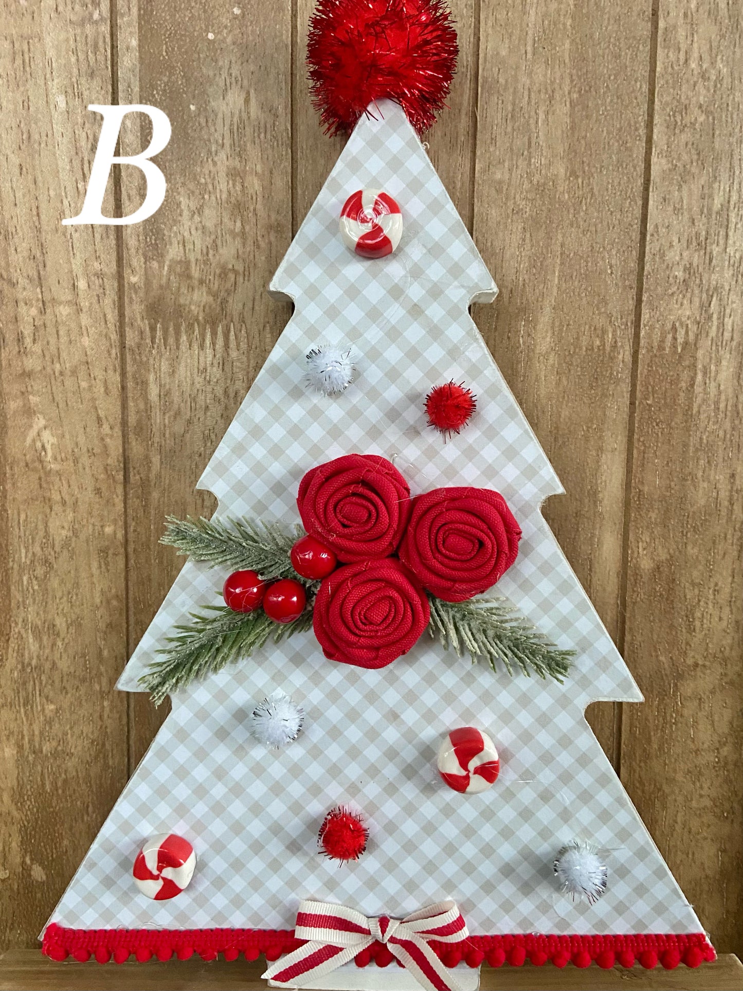 Decorated Wooden Trees