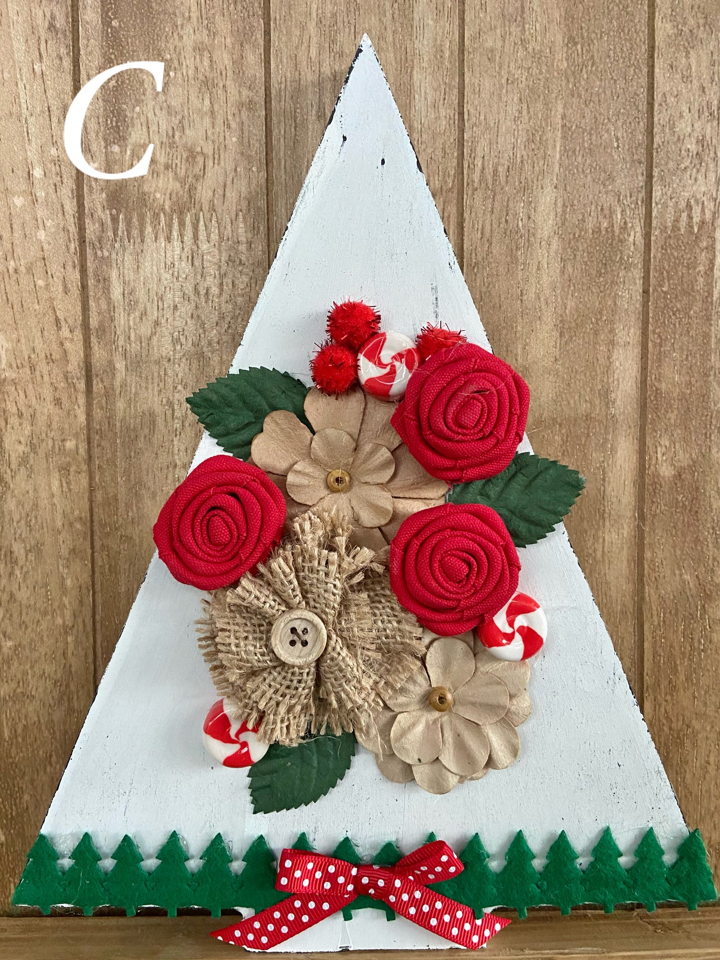 Decorated Wooden Trees