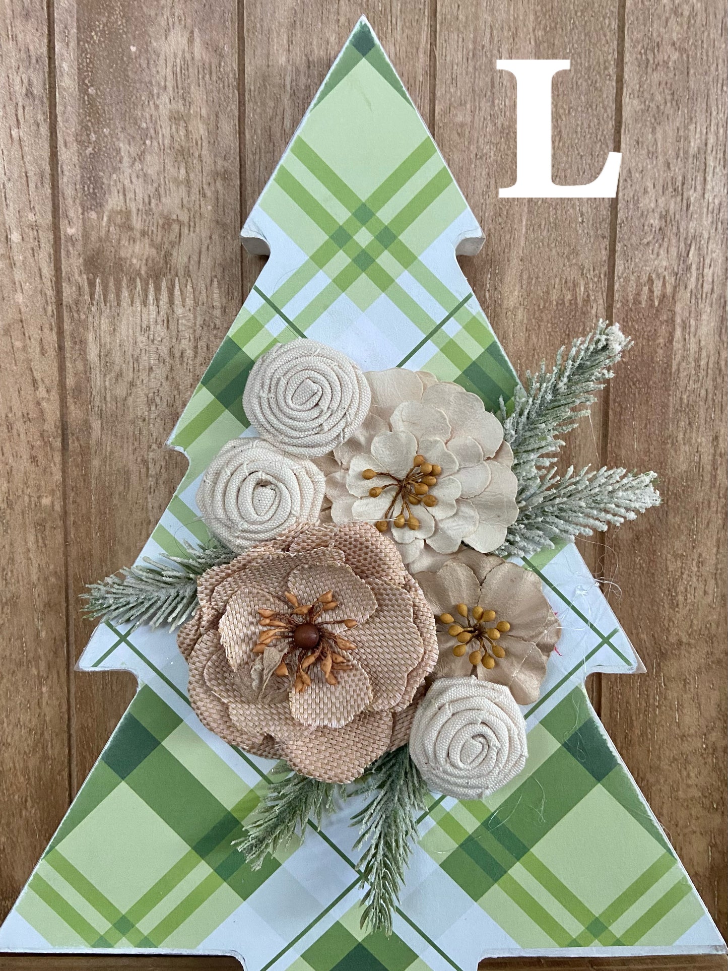 Decorated Wooden Trees