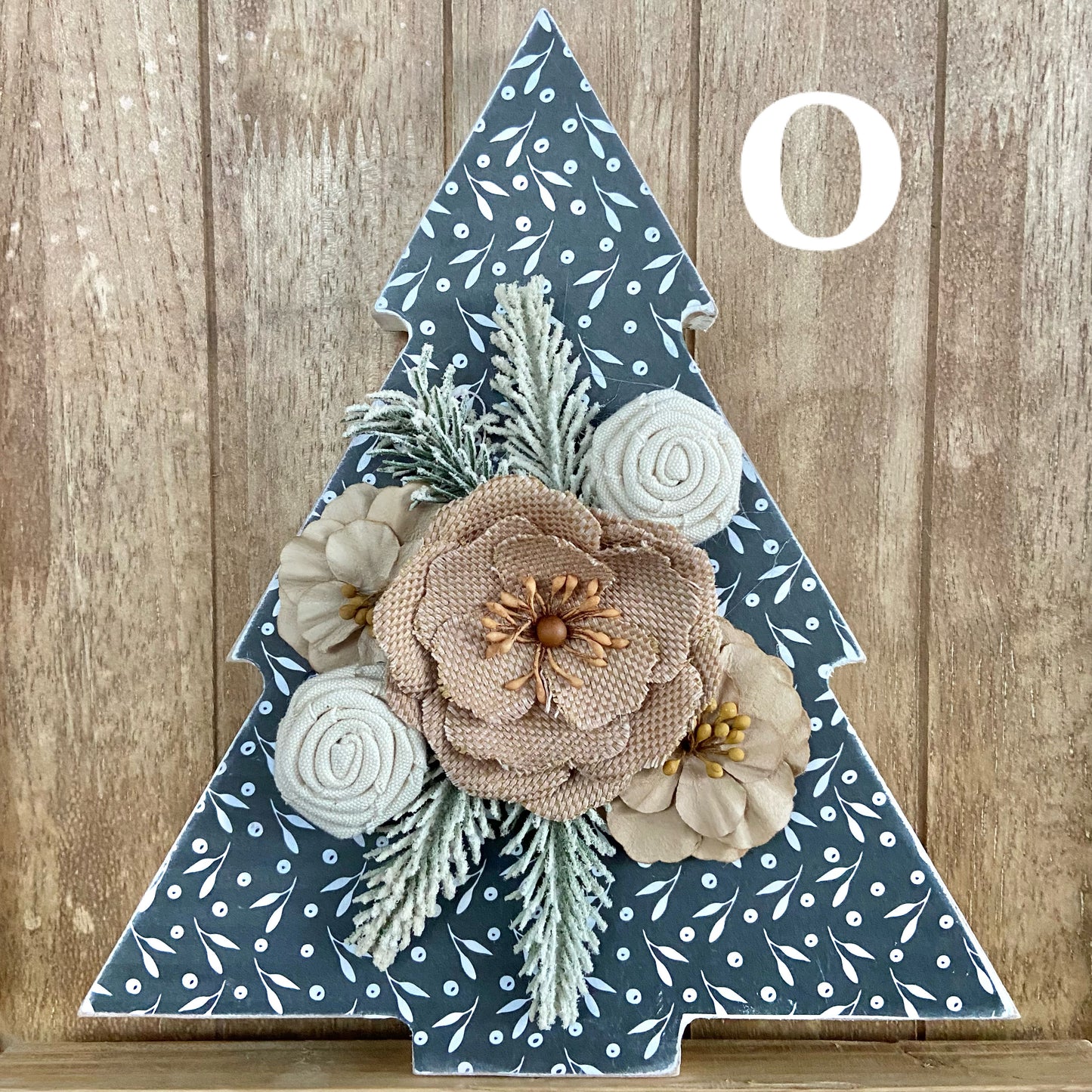 Decorated Wooden Trees