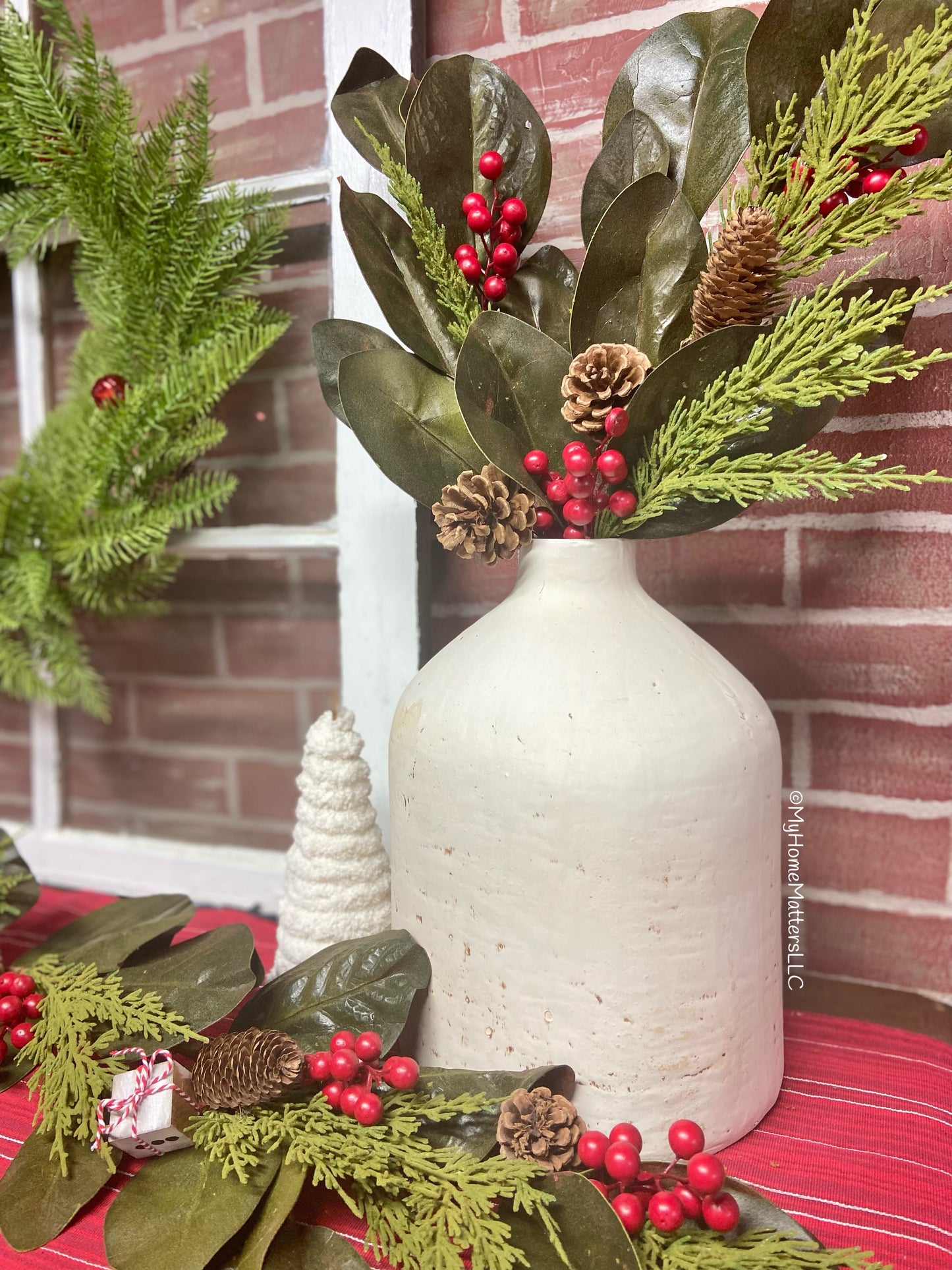 Yuletide Magnolia Spray