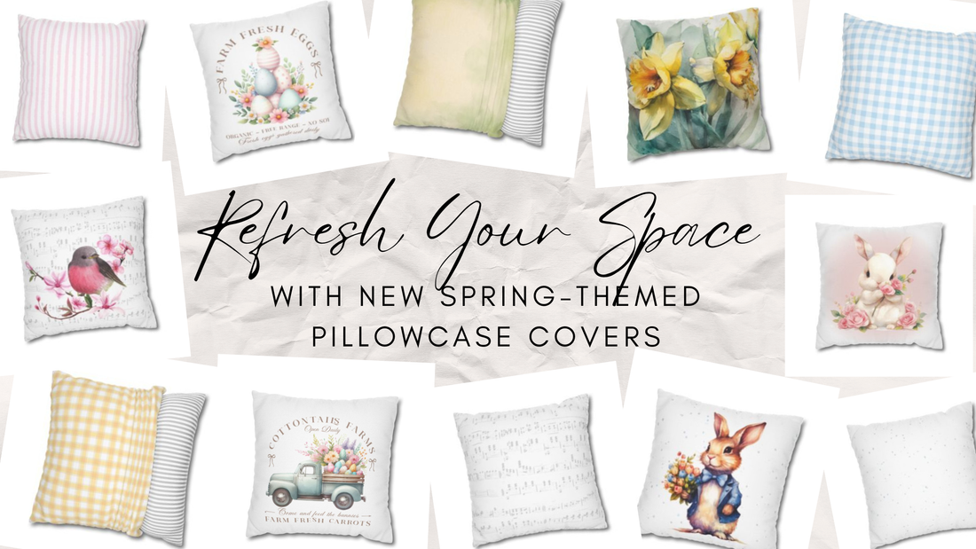 Refresh Your Space with New Spring-Themed Pillowcase Covers