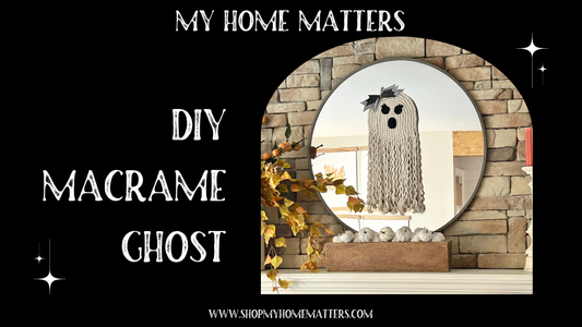 DIY Macrame Ghost