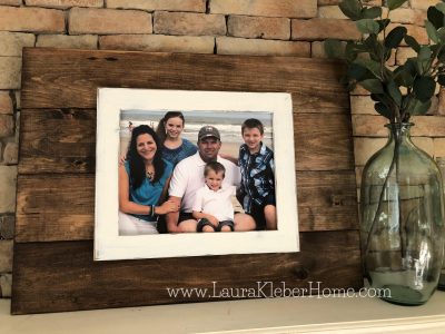 How to Build a Planked Farmhouse Photo Frame