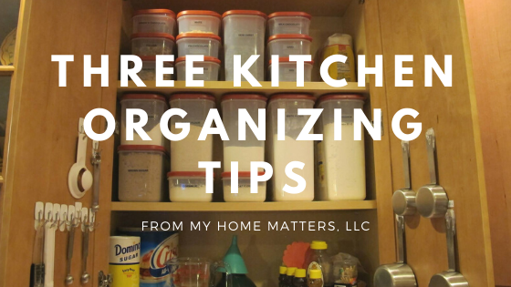 Three Kitchen Organizing Tips